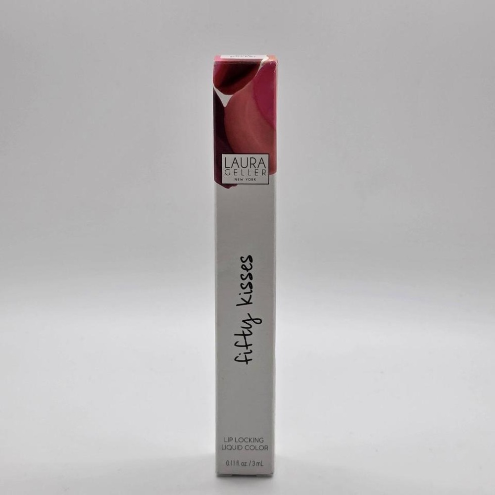 Laura Geller fifty kisses lip locking liquid color PINK PUCKER lipstick lipgloss